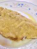 Lubina en salsa de manzana