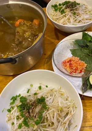 Hình của món Hủ tiếu bò kho.
