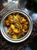Aloo moongre ki sabzi