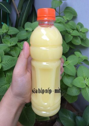 Hình của món Sữa bắp nếp +mít.