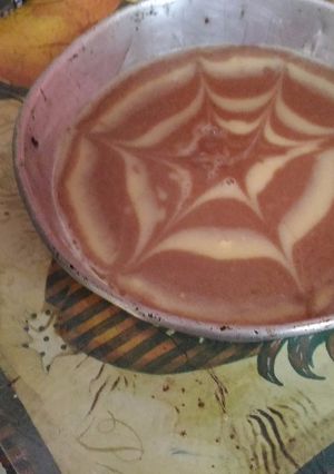 A picture of Zebra cake.