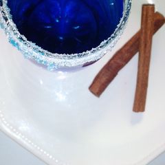 A picture of Cinnamon blue fizz.