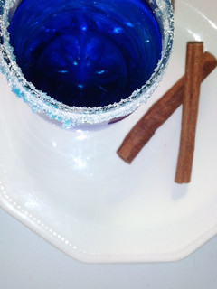 A picture of Cinnamon blue fizz.