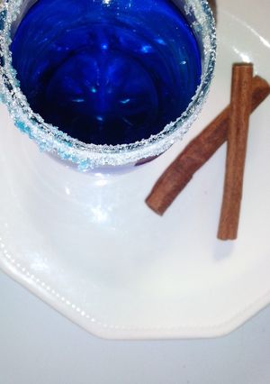 A picture of Cinnamon blue fizz.