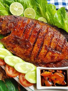 Foto resep Gurami panggang oven gurami bakar kecap