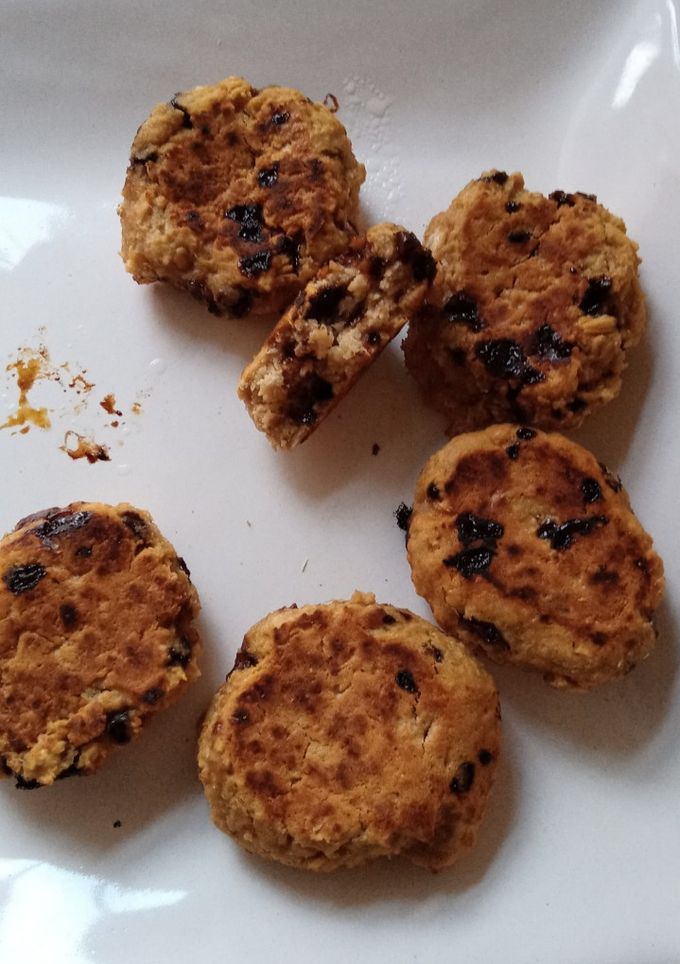 Una foto de Galletas de avena con chips