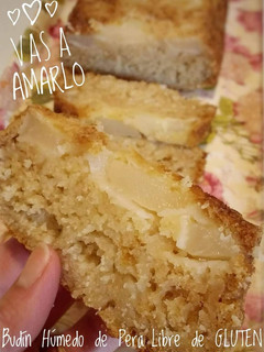 Una foto de Budín de Pera Sin Gluten