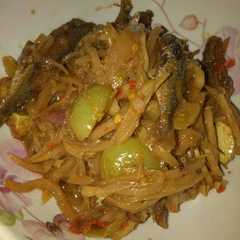 รูปของ Oseng klotok mangga muda