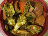 Kepiting telur saus padang