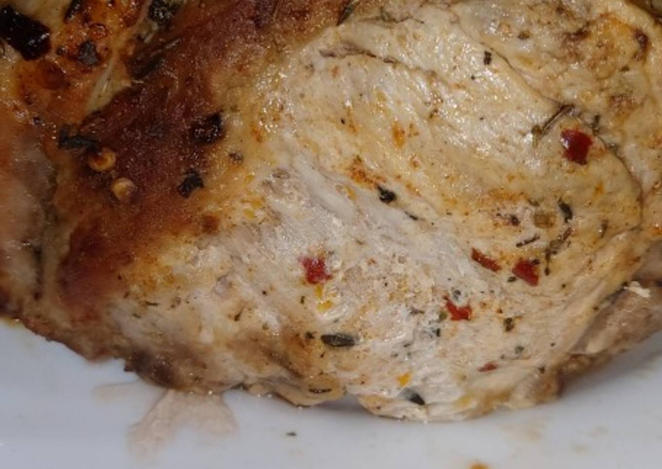 My roast loin of pork