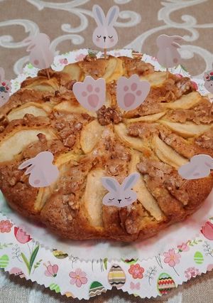 Foto di Torta di mele e noci