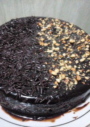 Foto resep Brownis coklat kacang