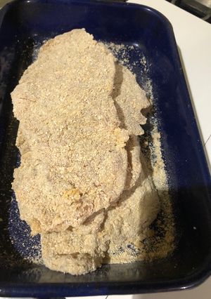 Una foto de Milanesas de nalga de cerdo 🐷
