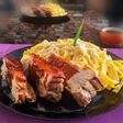 Fettuccine a la Huancaína con Cerdo al horno 👍🇵🇪