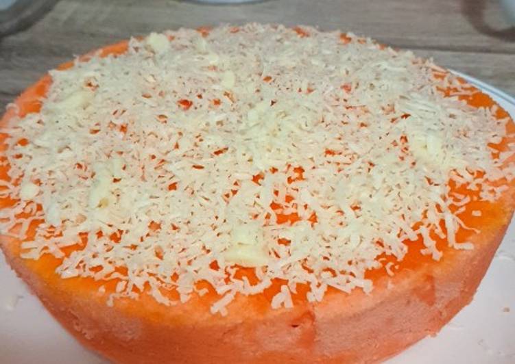 Resep Ciffon cake strawberry cheese Anti Gagal