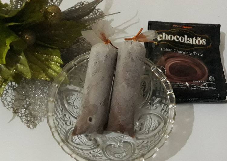 Resep Es Lilin Susu Chocolatos Anti Gagal