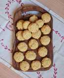 Galletitas de avena, naranja, coco y mantequilla de maní 🥣