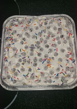 A picture of Ice cream sandwich cake.