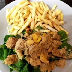 My Tenderloin pork& Sausage in a creamy Mustard Pepper sauce. 😉 A picture of My Tenderloin pork& Sausage in a creamy Mustard Pepper sauce. 😉.
