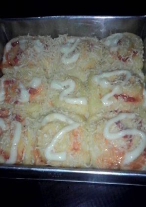 Foto resep Roti pizza roll
