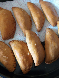 A picture of Kenyan meat pie.
