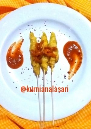 Foto resep Telur gulung cemilan jajanan SD (4 bahan), saos mamang jualan