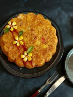 عکسی از دستور کیک سوسیس و سیب زمینی