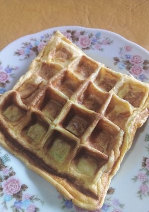 Una foto de Waffle keto. Mi número uno