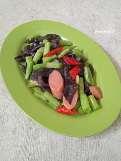 Foto resep Tumis Buncis dan Jamur Kuping