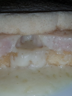 Una foto de Sándwich rápido de Pavo y Queso!!🍞🧀🍗