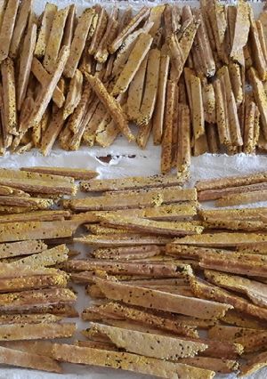 A picture of Einkorn Sourdough Sticks.