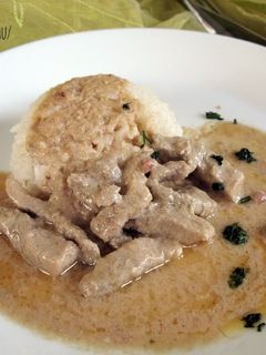 Mustáros hús, Licsi módra recept fotója
