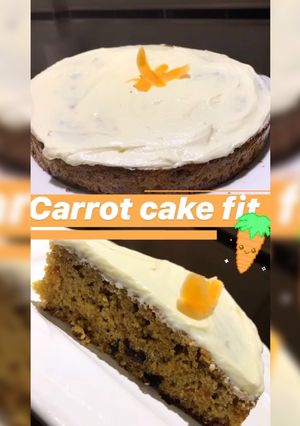 Una foto de Carrot cake
