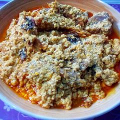 A picture of Classy melon seed soup(egusi)soup.