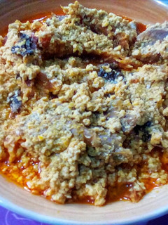 A picture of Classy melon seed soup(egusi)soup.