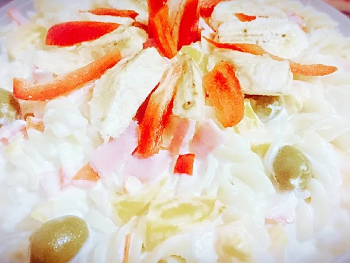 Receta Ensalada fría de jamón deliciosa, rápida y fácil  que Muy delicioso