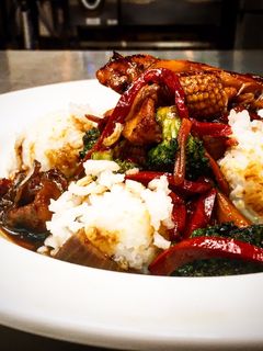 A picture of Chicken Vegetable Stir-Fry.