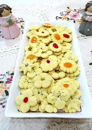 عکسی از دستور شیرینی برنجی