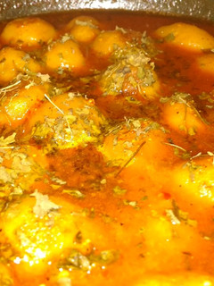 A picture of Kashmiri Dum Aloo.