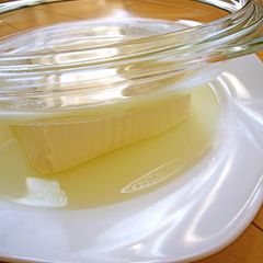 A picture of Easy Drained Tofu -- Just Microwave Then Let Sit.