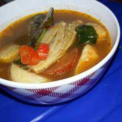 A picture of Hot Pot Tomyum.