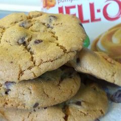 A picture of Pumpkin Spice Chocolate Chip Pudding "Cookies"...