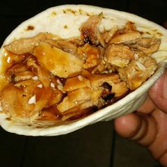 A picture of Chefro:Jefro's BBQ pulled pork taco.