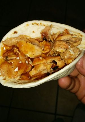 A picture of Chefro:Jefro's BBQ pulled pork taco.