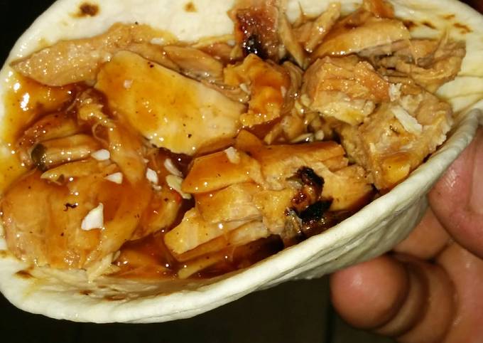 Recipe of Homemade Chefro:Jefro&#39;s BBQ pulled pork taco