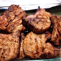 A picture of Marinated Pork Chops.
