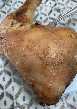 Una foto de Pata de pollo freidora de aire