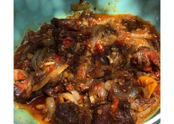 Easy Prepare Recipe Peppered Meat Very Delicious