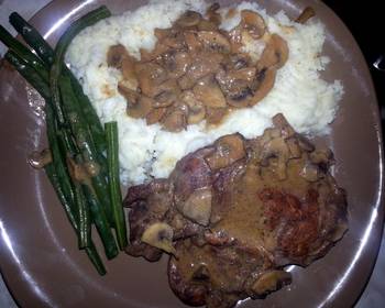 Best Recipe Pork Chop With sauteed mushrooms Delicious Simple