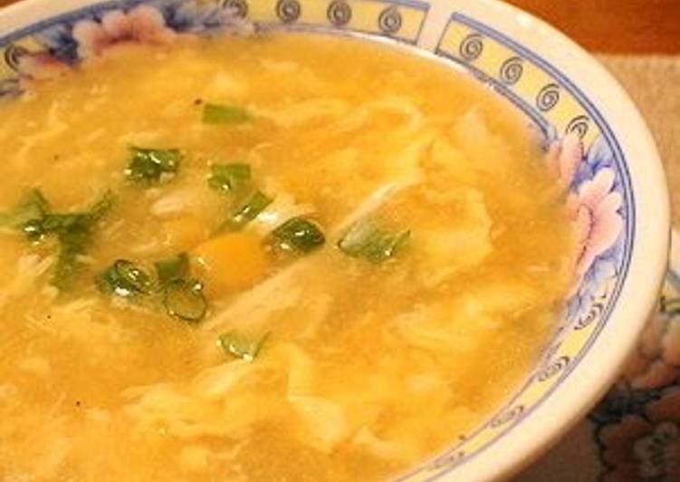 Chinese-style Corn and Egg Soup